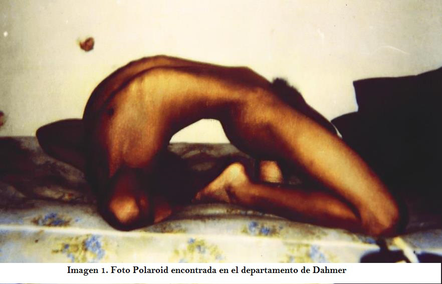 foto Polaroid encontrada en el departamento de Dahmer